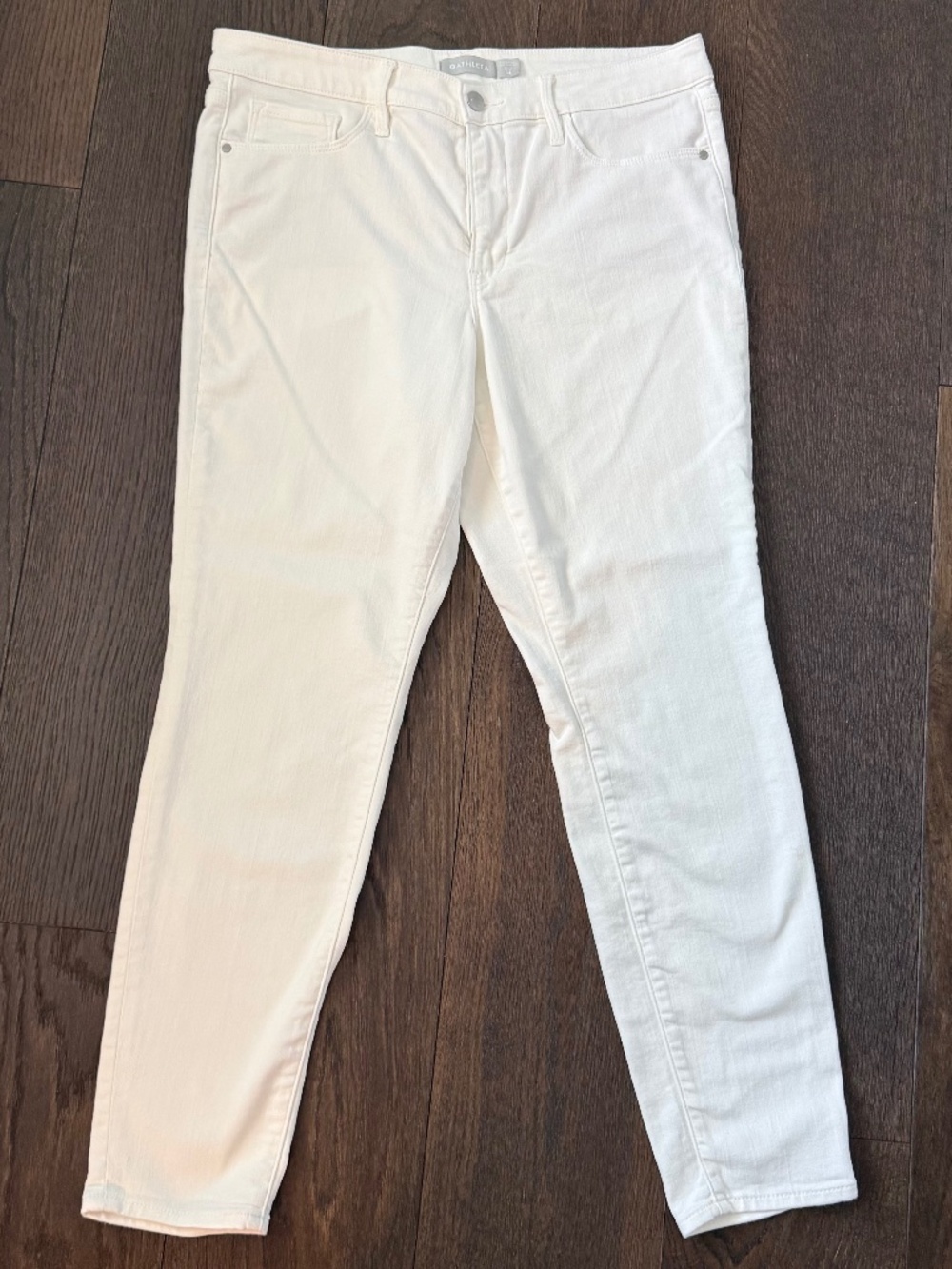 Athleta Sculptek White Skinny Jeans — Size 14